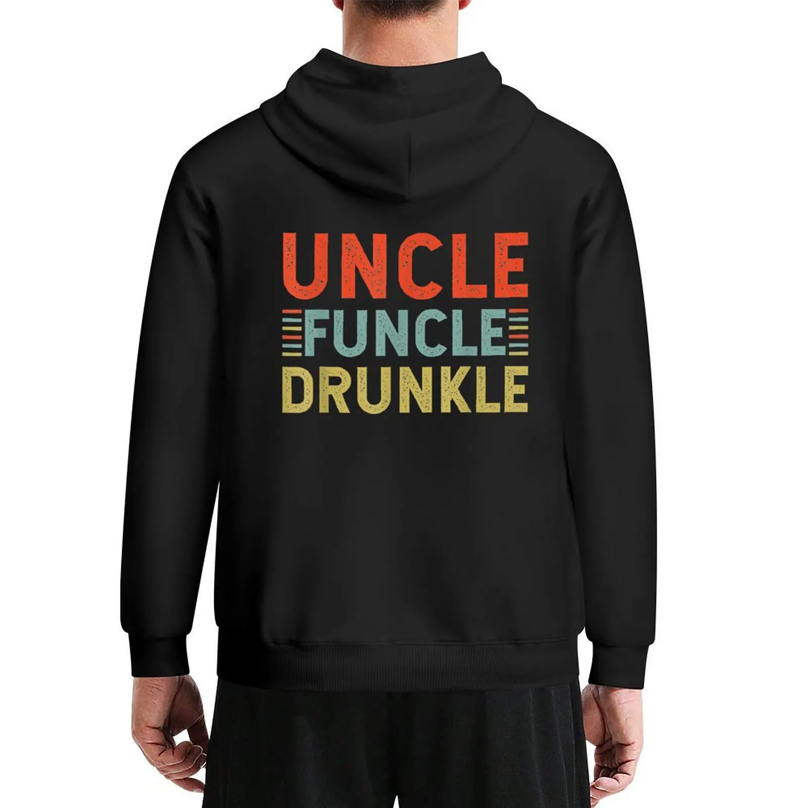 

Mens Uncle Funcle Drunkle Funny Best Drunk Uncle Hoodie graphic t shirts men autumn jacket men blouse oversized hoodie