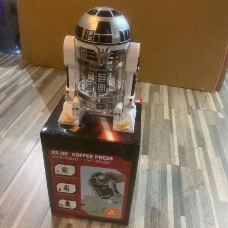For Robot Home Mini Hand-brewed Coffee Machine, Coffee Pot Insulation Pot Mocha Press Pot