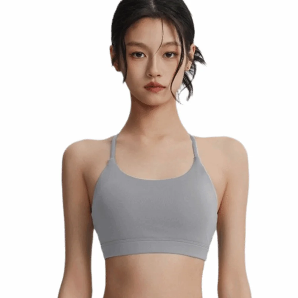 

Seamless Women's Sports Bra Breathable with Chest Pad Fitness Gym Bra Comfortable Hollow Out Fashion Yoga Tops Underwear
