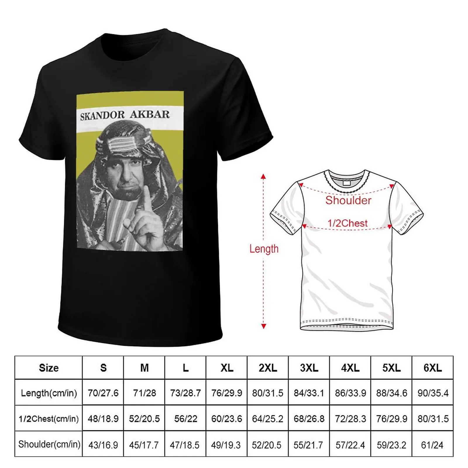 Skandor Akbar T-Shirt vintage t shirts custom t shirt anime tshirt graphic shirts shirts graphic tee men