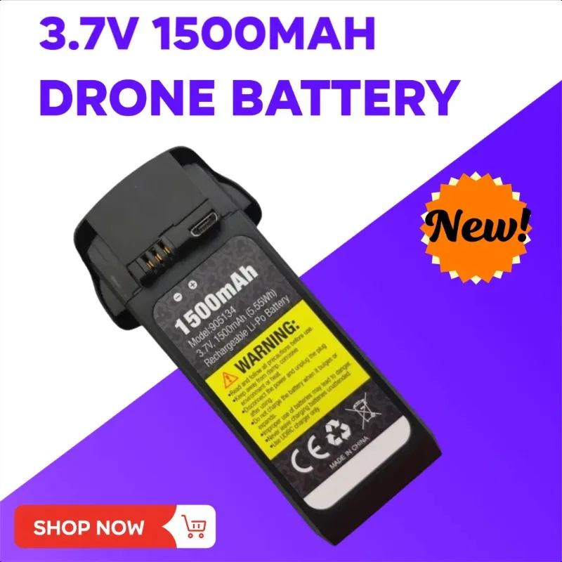 

3.7V 1500mAh Drone Battery Charger Sets for U52G D50 5.55WH RC Quadcopter Spare Parts for U52G D50 Drone Lipo Battery 905134