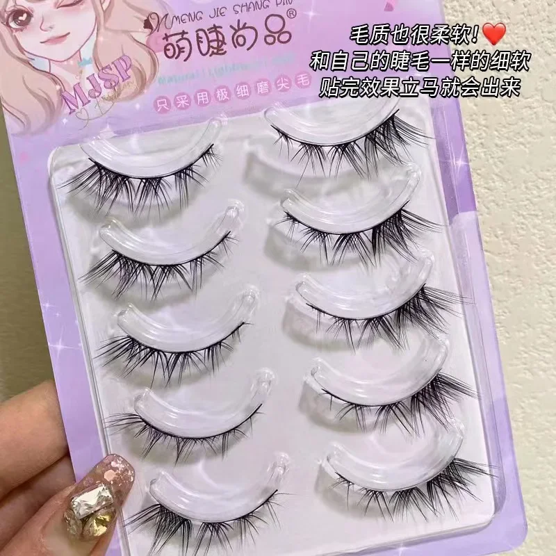 Thai Fox Model Pure Wild European and American Style One-piece False Eyelashes Thick Full-piece Eyelashes