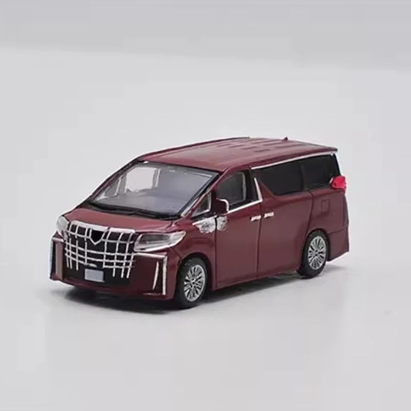 Diecast 1:87 Scale Alphard Nanny Van Alloy Car Model Finished Product Simulation Toy Collection Gift Static Model Souvenir