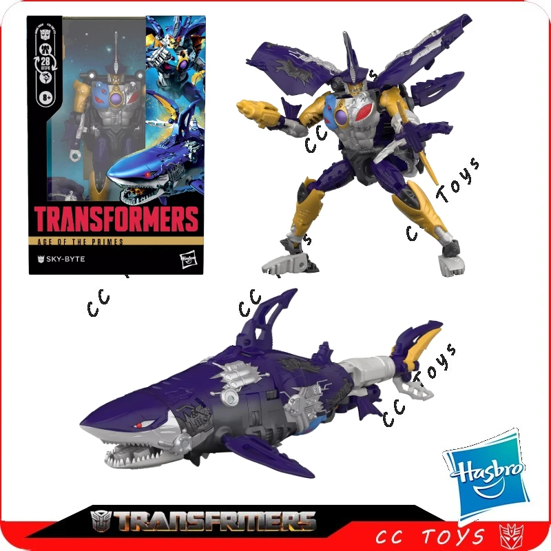 

In Stock Hasbro Transformers Toy Age Of The Primes Sky-Byte Models Anime Movie Toys Robots Action Figures Gifts