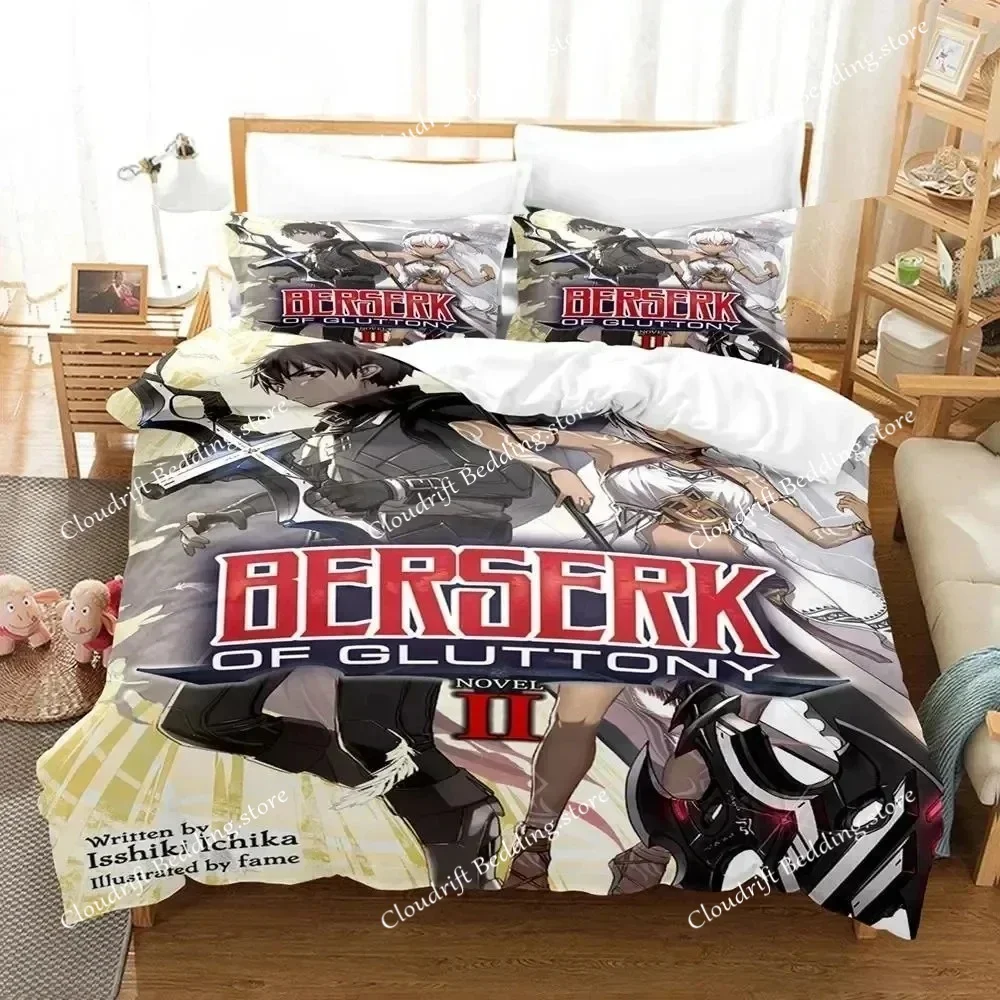 3D Print Anime Berserk Bedding Set Double Twin King Duvet Cover Comforter Pillowcase Boys Girls Adults Bedroom Duvet cover sets