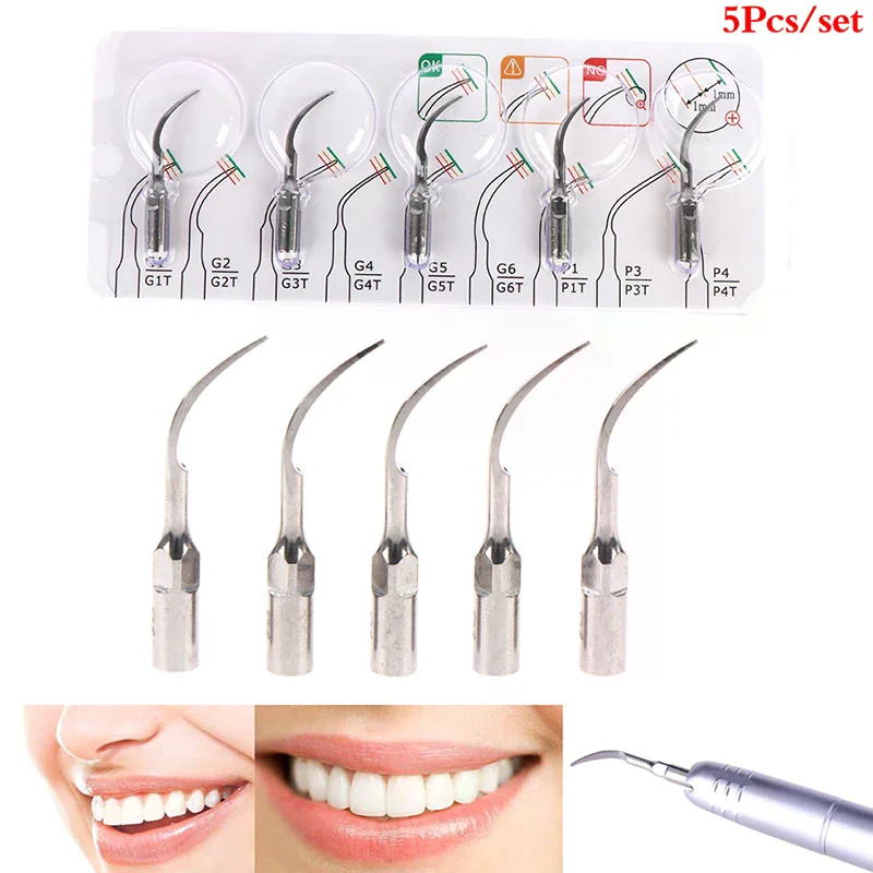 

5Pcs Disposable Dentistry Machine Replacement Tip Teeth Cleaning Blade Woodpecker Care Tool Oral Hygiene Dental Material