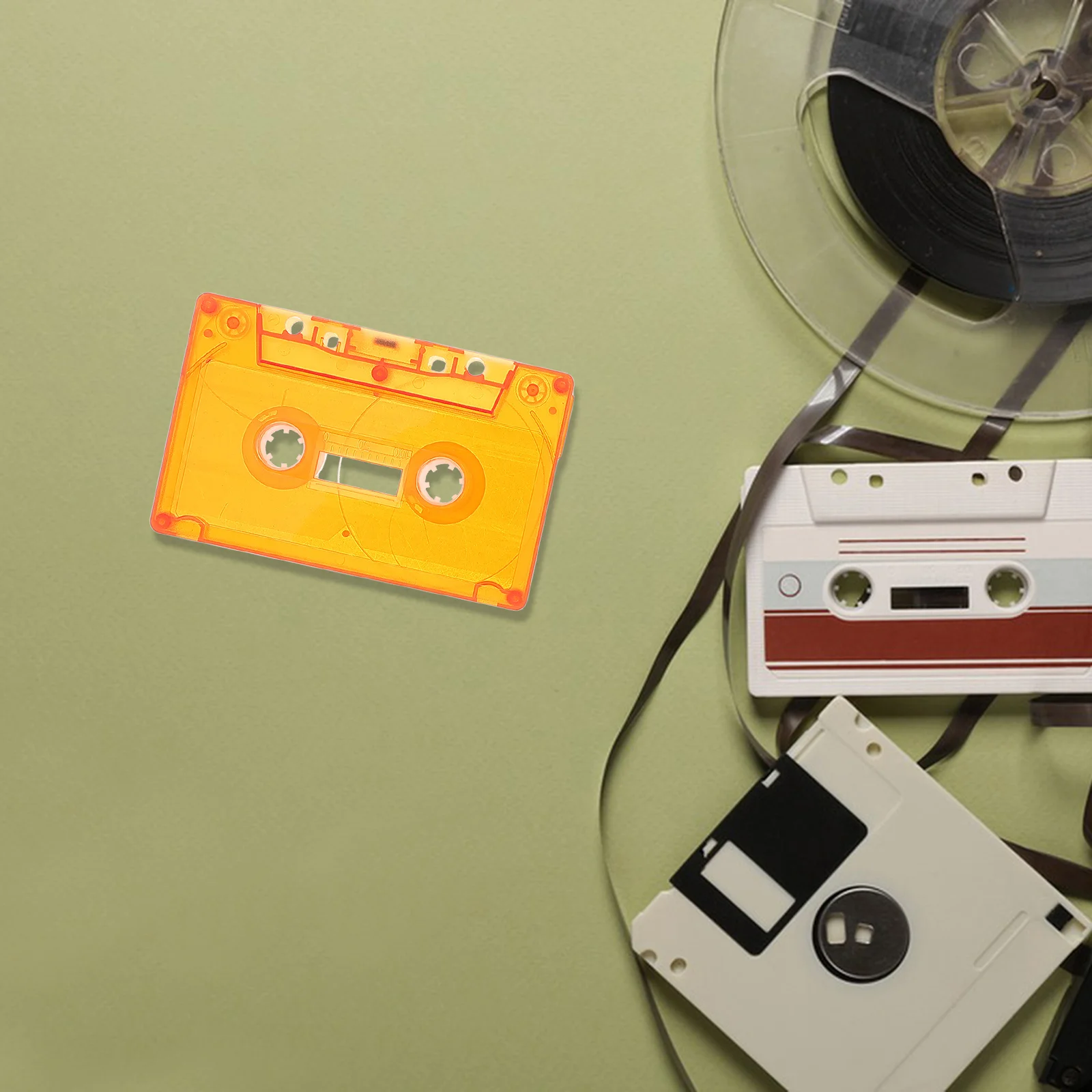 

3pcs Cassette Tape Wall Decor Retro Blank Tapes Diy Colorful Room Art For Notebook Phone Decoration Magnetic Tape Storage