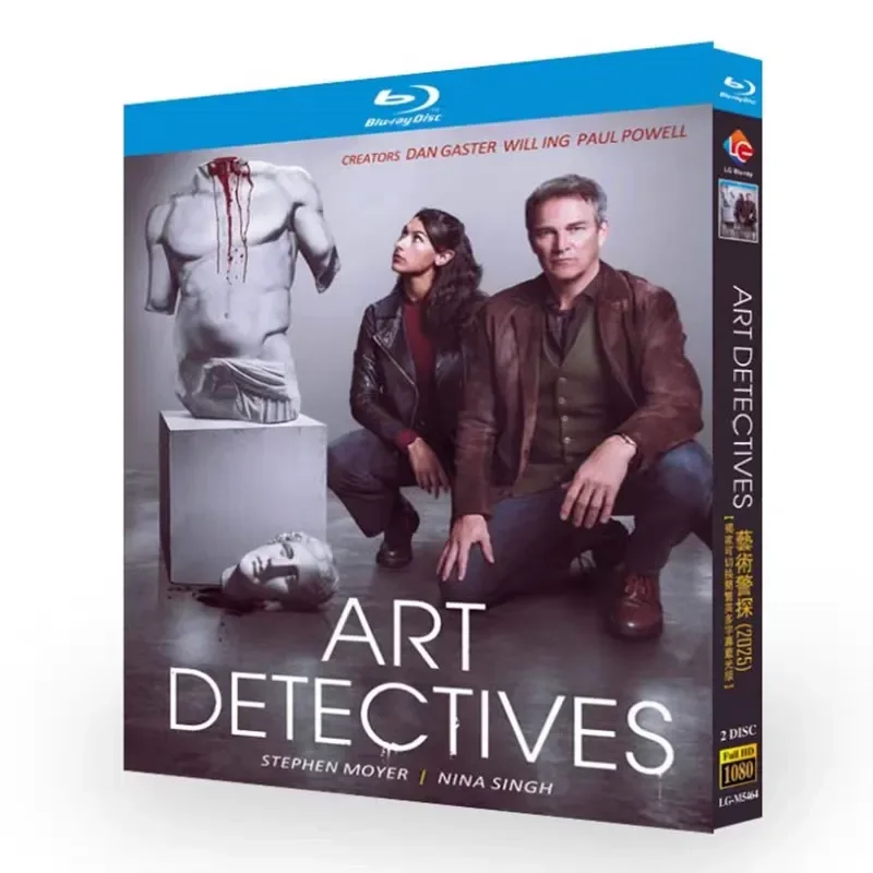 

Art Detective Blu-ray High Definition American Drama BD Disc Box with Chinese and English Subtitles