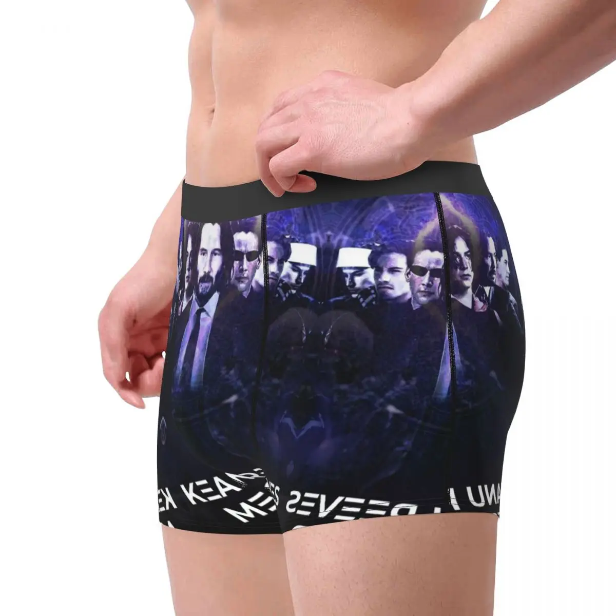 Keanu Reeves Man's Boxer Briefs Underpants Highly Breathable High Quality Gift Idea