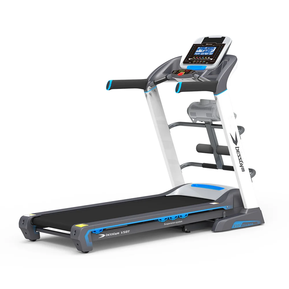 Home Fitness Foldable Running Machine Electric Treadmill Multifunction Home Use Treadmill