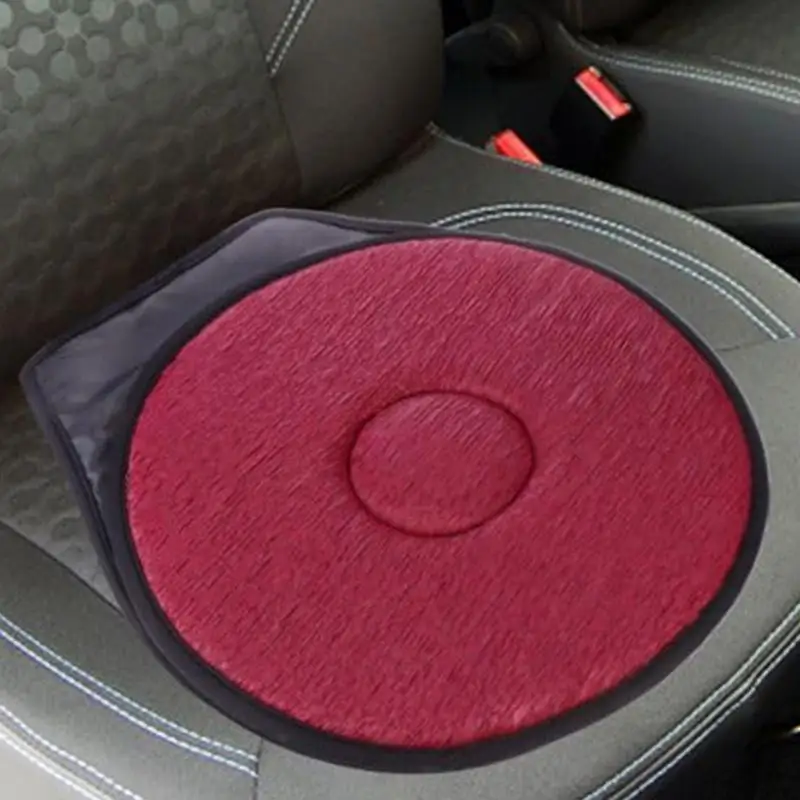 Car Swivel Seat Cushion 360 Degree Rotating Car Chair Seat Cushion Elderly Swivel Seat Comfort Rotary Pad for Elderly Pregnant