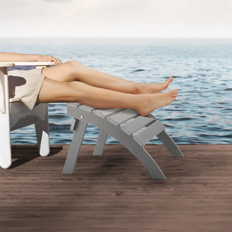 

Складной пуфик Adirondack из HDPE-пластика, 21.5x18.9x14.8 дюймов, устойчивый к погодным условиям, подставка для ног для Adirondack