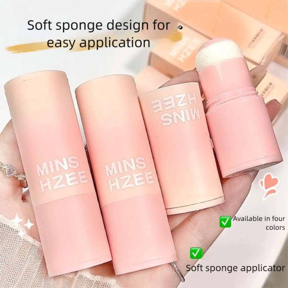 

Natural 3 Colors Blush Stick Face Brightening Matte Cheek Tint Color Enhancing Moisturizing Face Blusher Women Makeup Cosmetics