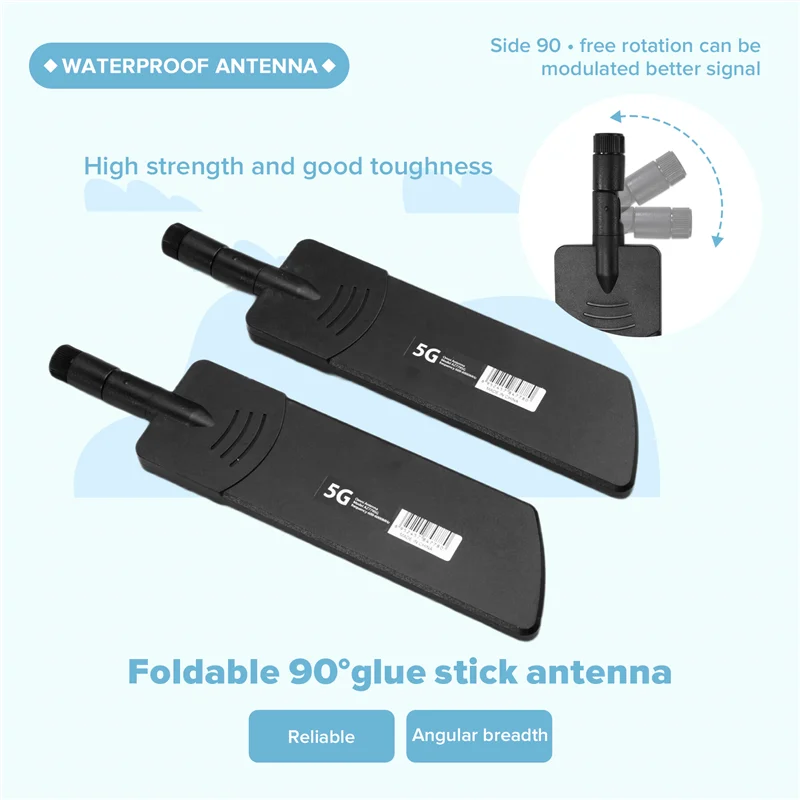 AEE7-5G/3G/4G/GSM Vollband-Klebestift Omni Wireless Smart Meter Router Modul Verstärkung 40Dbi Antenne, SMA-Stecker