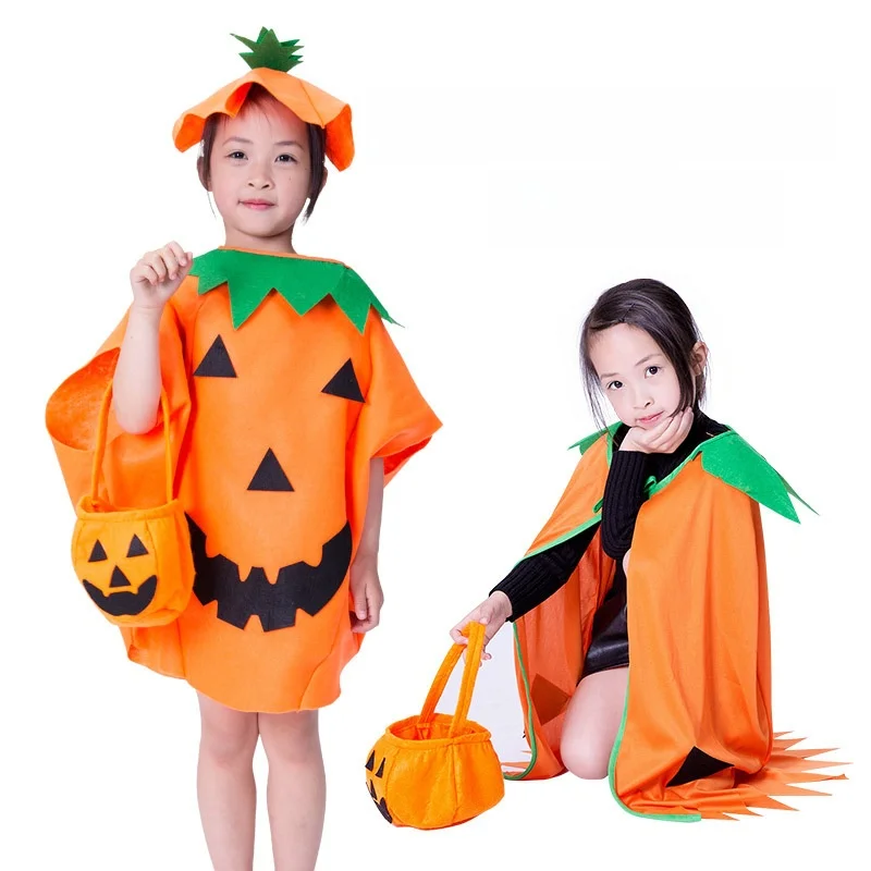 Halloween Pompoenkostuums voor kinderen en volwassenen 2023 Herfst Nieuwe collectie Stage Performance Etnische slijtage Dames Faion