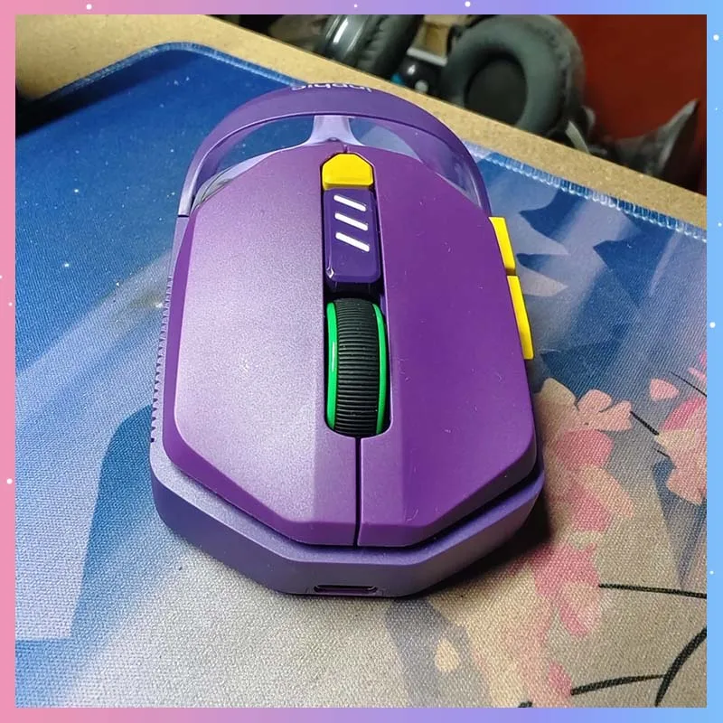 YC-XS Star Tunnel Wireless Gaming Mouse Tri-Mode 2.4G/BT/Wired 12800DPI RGB Backlit Ergonomic Office PC Laptop E-Sports Mouse