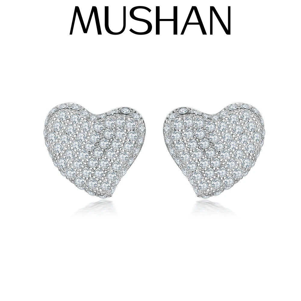 

Серьги-кольца MuShan из стерлингового серебра 925 пробы с цирконием 5А, позолоченные 18-каратным золотом, для особых случаев, для нее, изысканные ювелирные изделия