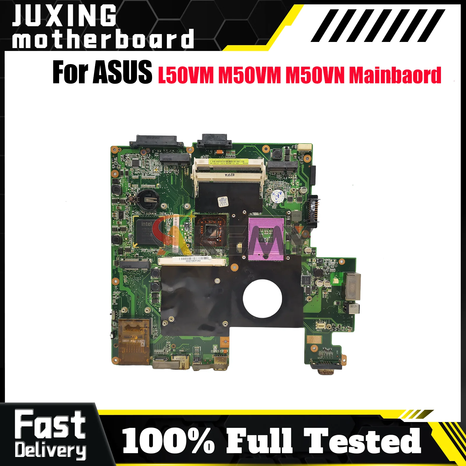 

M50VM Laptop Motherboard For ASUS M50VM M50VN M50V Notebook Mainboard This item is in stock 100% tests OK fast shipping
