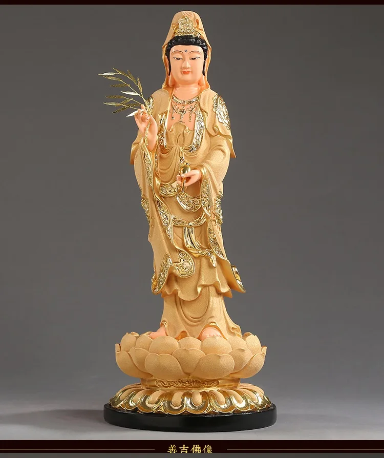 54CM large Buddhism Southeast Asia HOME Shrine efficacious Patron saint Guanyin Bodhisattva God Avalokitesvara