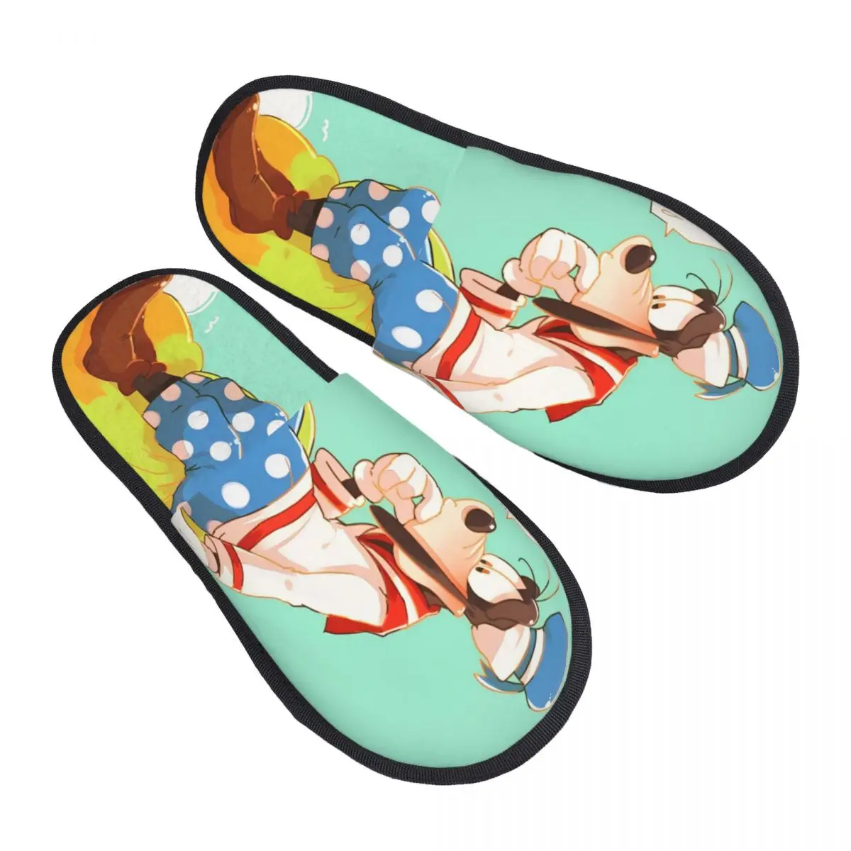 

Custom Goofy Soft Memory Foam House Slippers Women Funny Cartoon Comfy Warm Anti-Skid Slipper