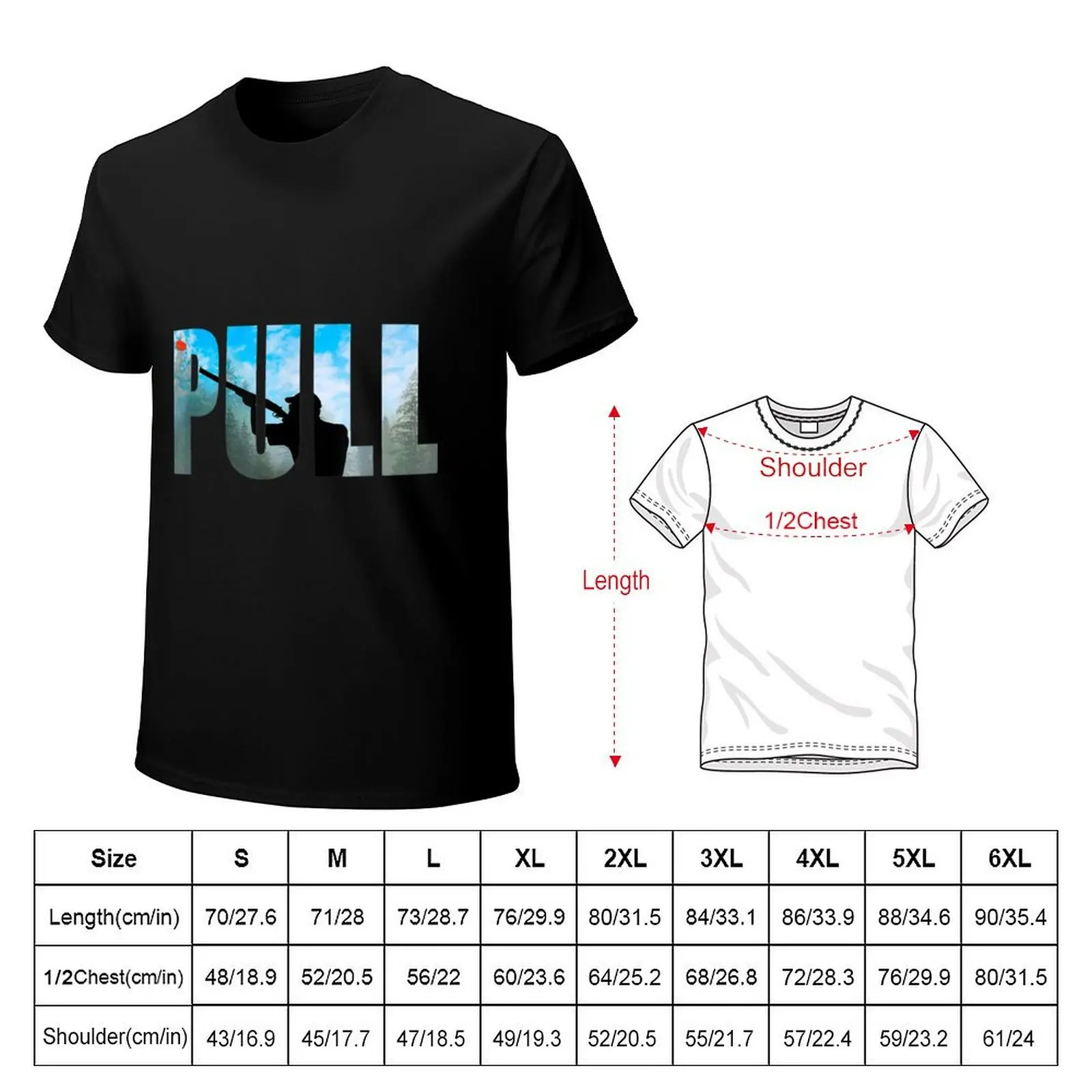 Skeet Trap Clay Shotgun Shooting Sporting T-Shirt Sports Casual Short Sleeve Cotton Tee