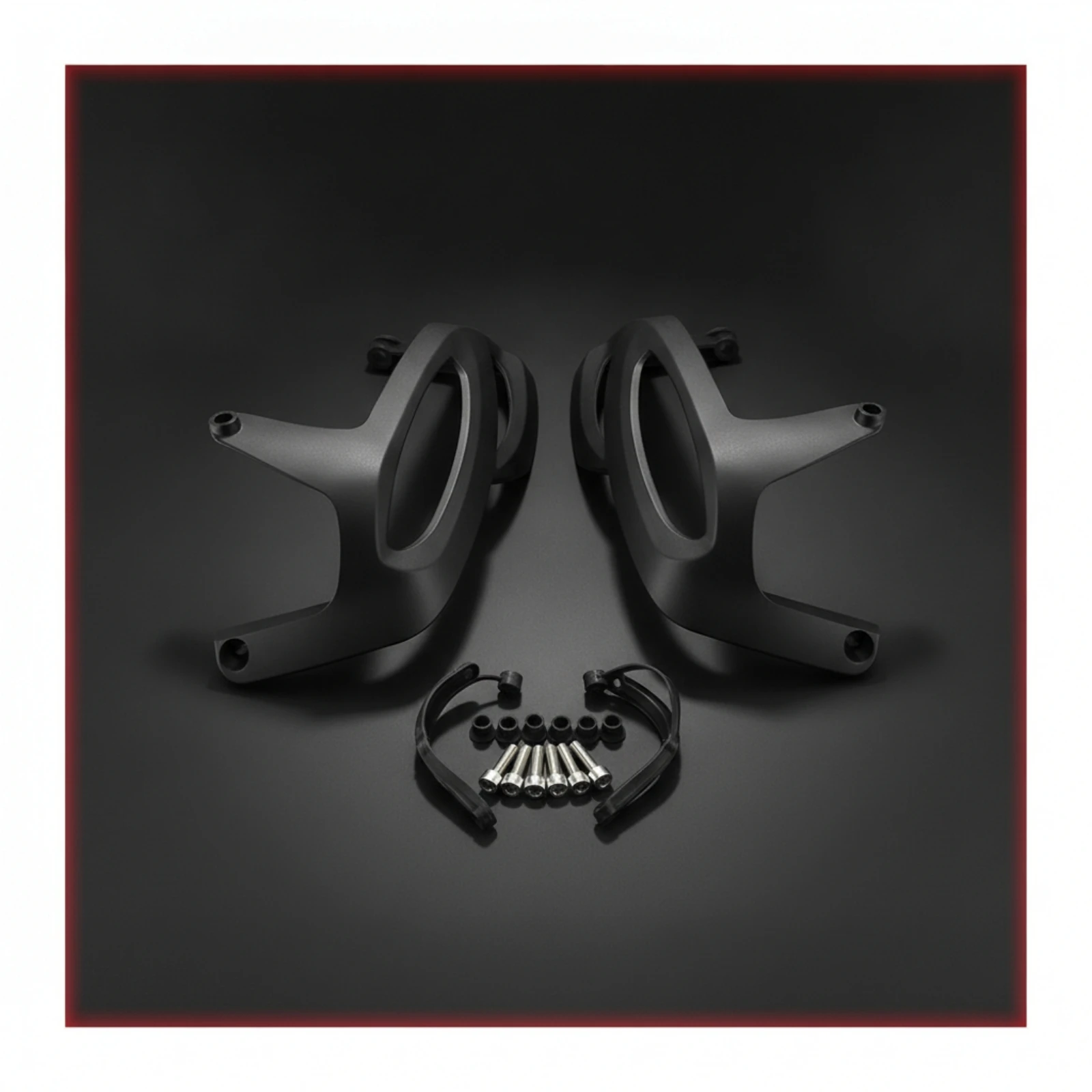 Cylinder Head Protector Long-Lasting Motorcycle Engine Guard Engine Protector Sleek Defensive Cover Powder-Coated