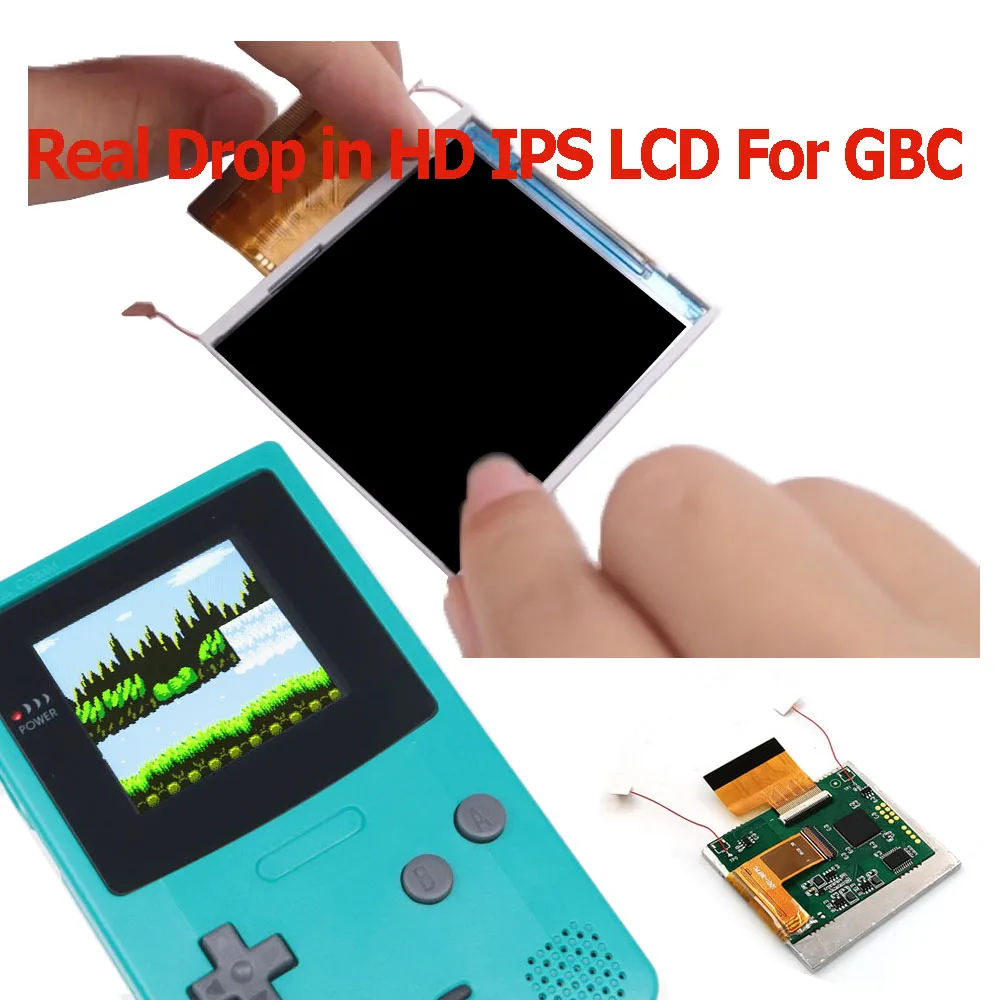 245inch-real-drop-in-ips-lcd-backlight-screen-for-gbc-for-gameboy-color-no-solder-no-tirmmed