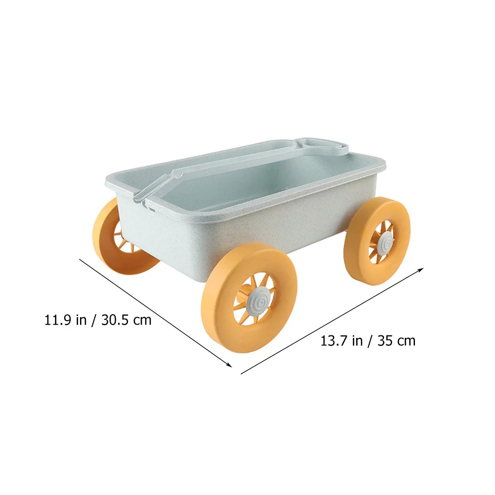 ของเล่นรถดึงสำหรับเด็กของเล่นก่อสร้างรถแทรกเตอร์รถเข็นทรายอาคารชายหาด