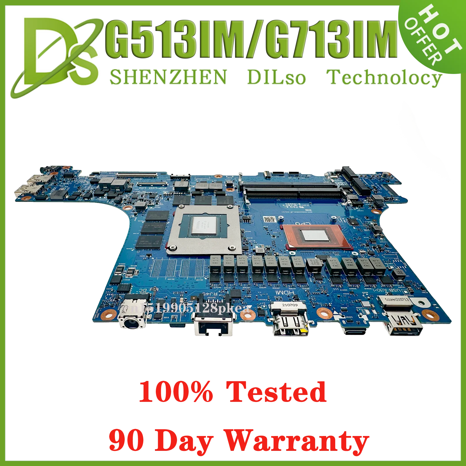 Placa base para ordenador portátil KEFU G533QS para ASUS G733QS G513QR G713QR G513QM G713QM G513IM G713IM placa base R7 R9-4th/5th RTX3060/3070