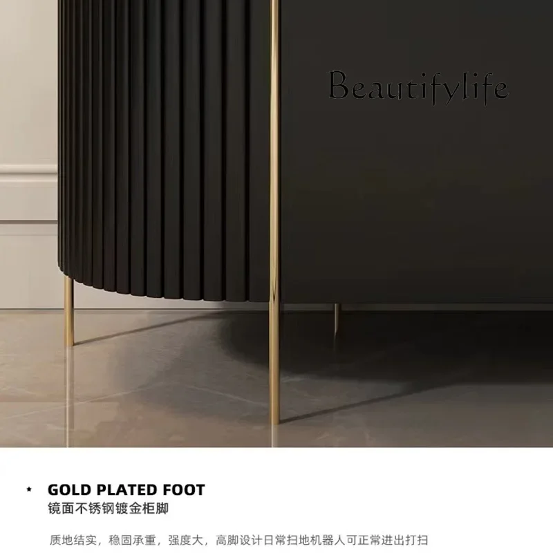 

Легкий роскошный входной шкаф Современный простой боковой шкаф Минималистичная гостиная у стены Шкафчик для хранения вещей