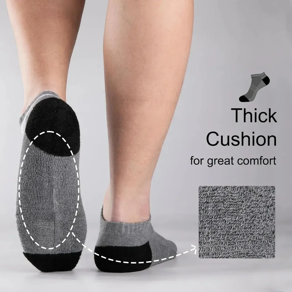 1-10Pairs تنفس الرجال الصيف الجوارب خفيفة الوزن لينة منخفضة قطع الكاحل الجوارب اللون كتلة موضة ارتداء اليومي الجوارب الراحة