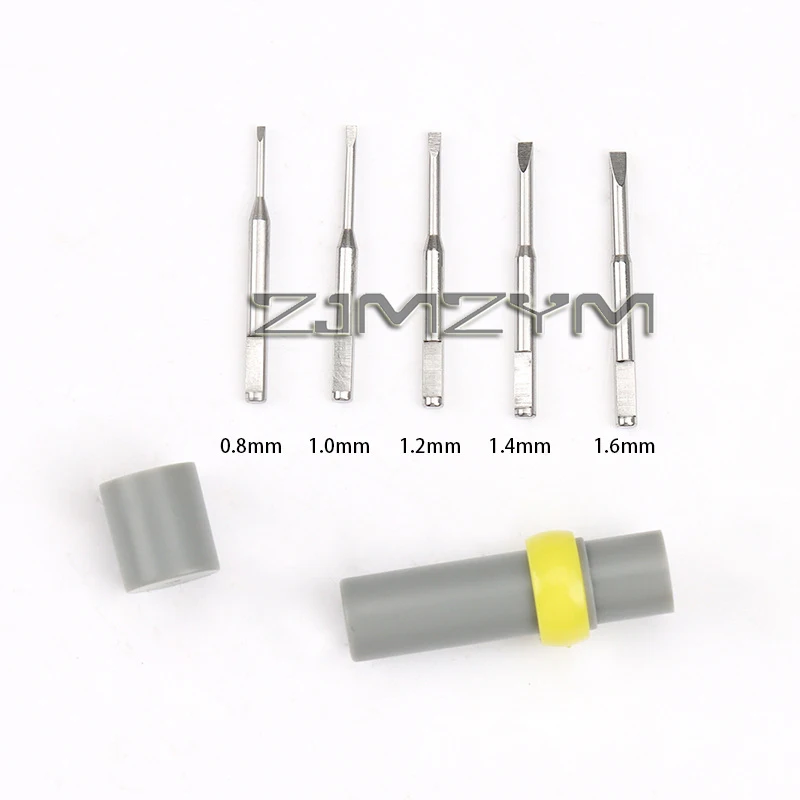 Tournevis de montre en acier inoxydable, tailles assorties, tournevis précis, Kit d'outils de réparation de bijoux pour horloger bijoutier 5 pièces/ensemble