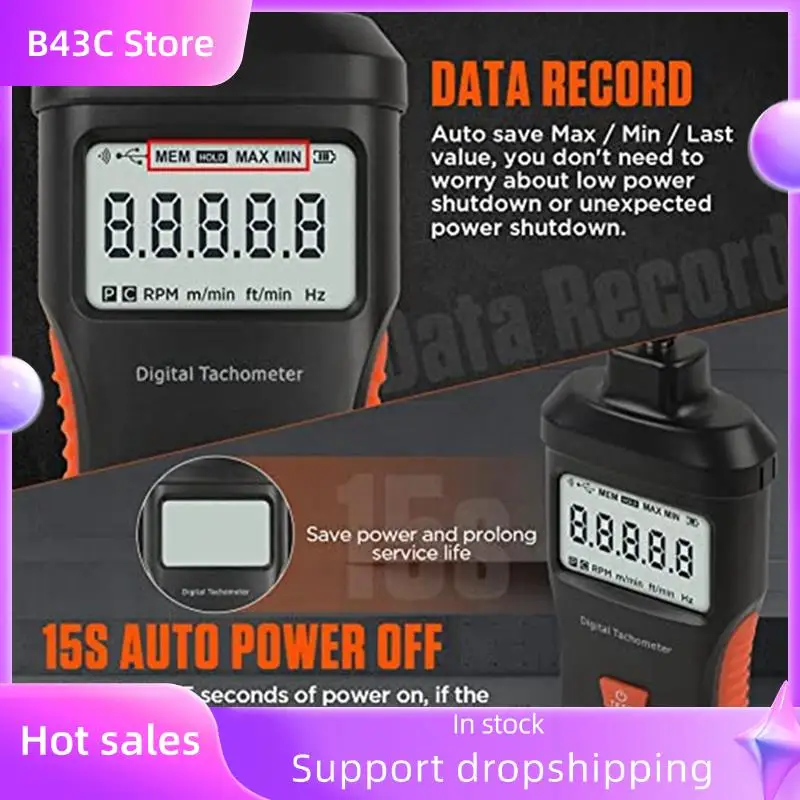 

Мультиметр B14C с интеллектуальным сенсорным экраном, черный и оранжевый, Вольтметр NCV, проверка напряжения, тока, частоты TRMS