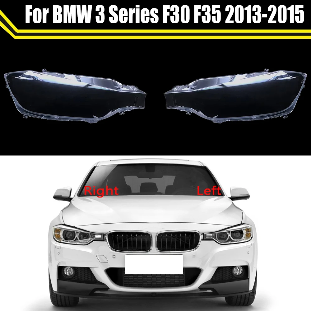 Car Replace Headlight Shell Light Caps Lampshade Glass Lens Cover For BMW 3 Series F30 F35 320i 328i 316i 335i 2013 2014 2015