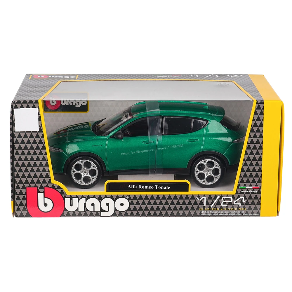 Bburago 1:24 Alfa Romeo Tonale Alloy Luxury Vehicle Diecast Car Model Toy Collection Gift Birthday Present