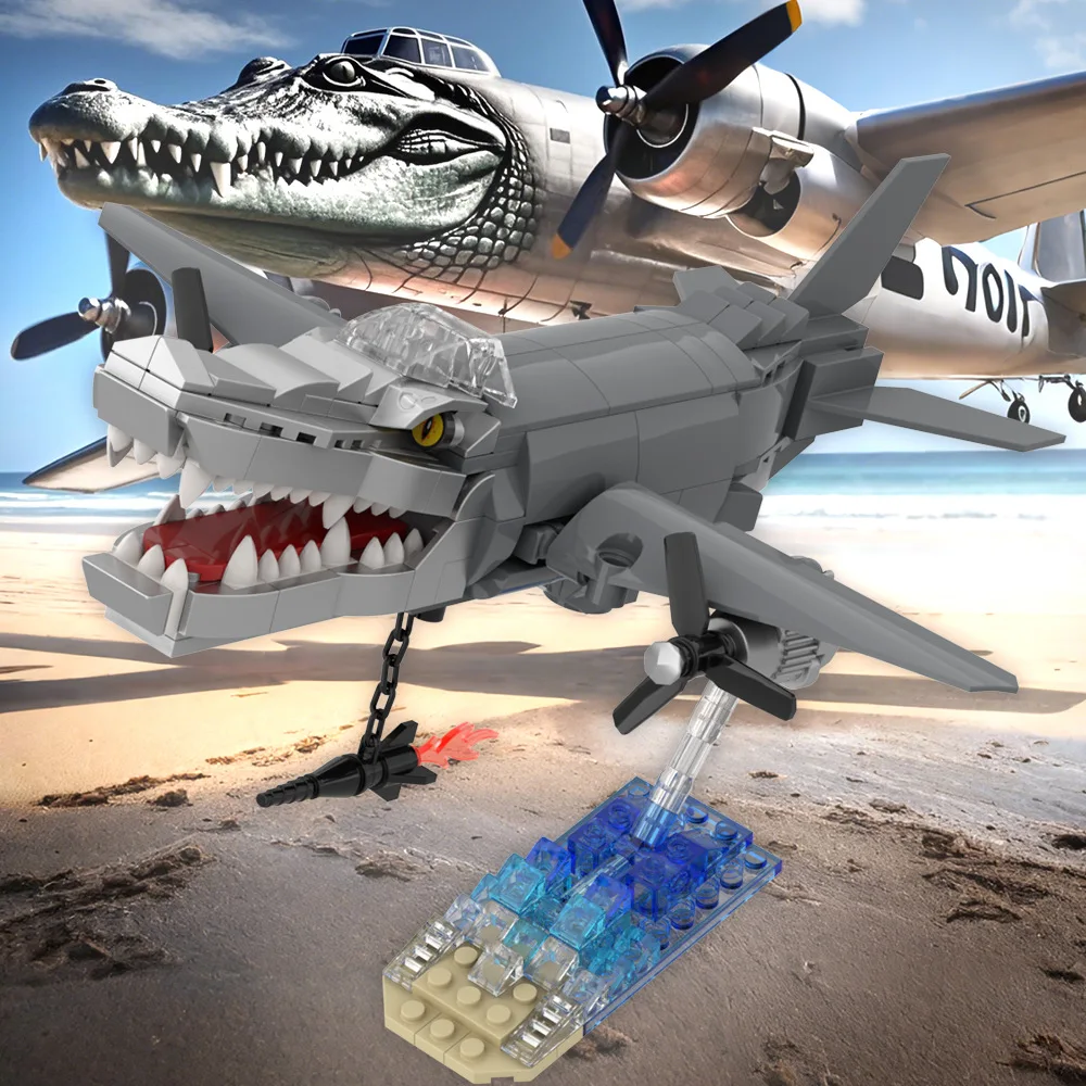 Tralalero Tralala Building Block Toy Tung Tung Tung Sahur Toy Tralalero Tralala Shark assemblaggio di piccole particelle Modello Monster