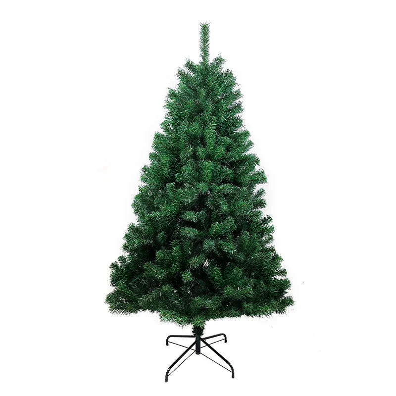 1.5m/1.8m Christmas tree Christmas party decorations ornaments family scene shooting props decoration PVC material