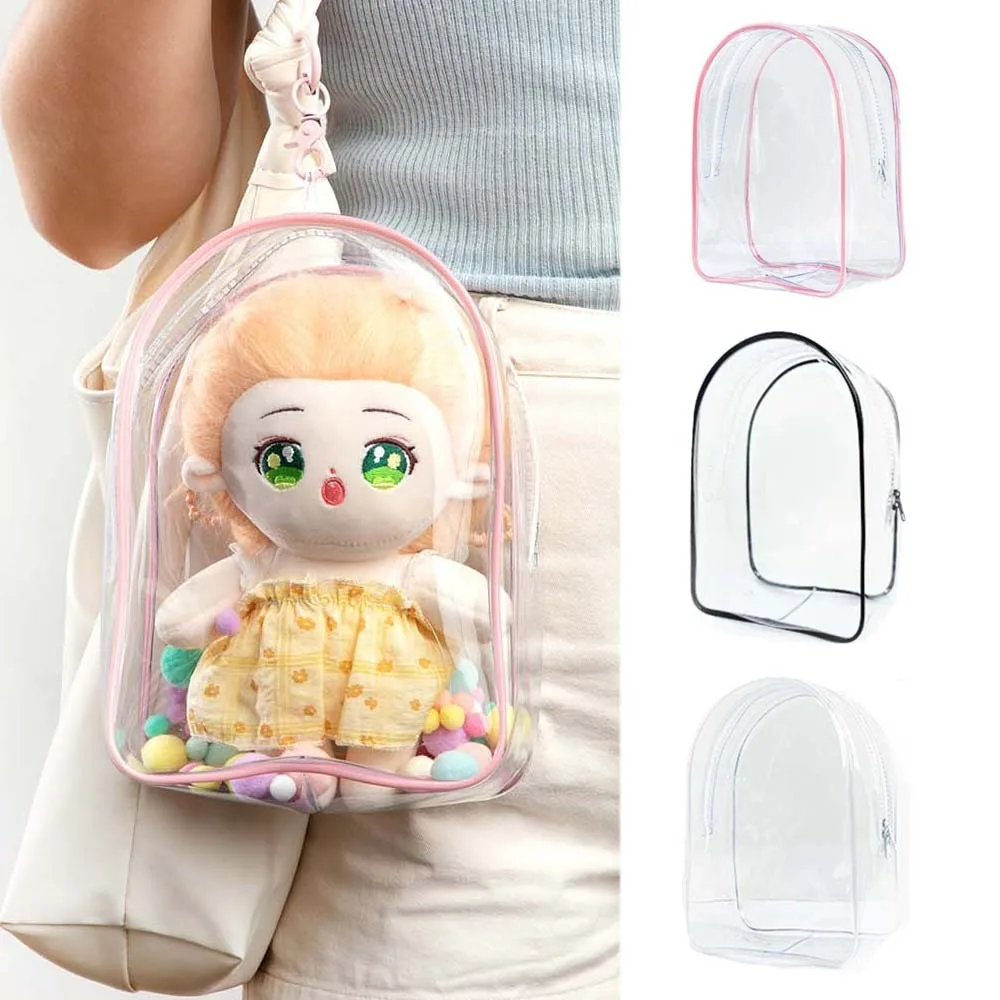 12 Styles Dustproof 20CM Ita Bag Colorful Ball Large Capacity 3D Display Crossebody Bag PVC Clear Doll Hanging Backpack Daily