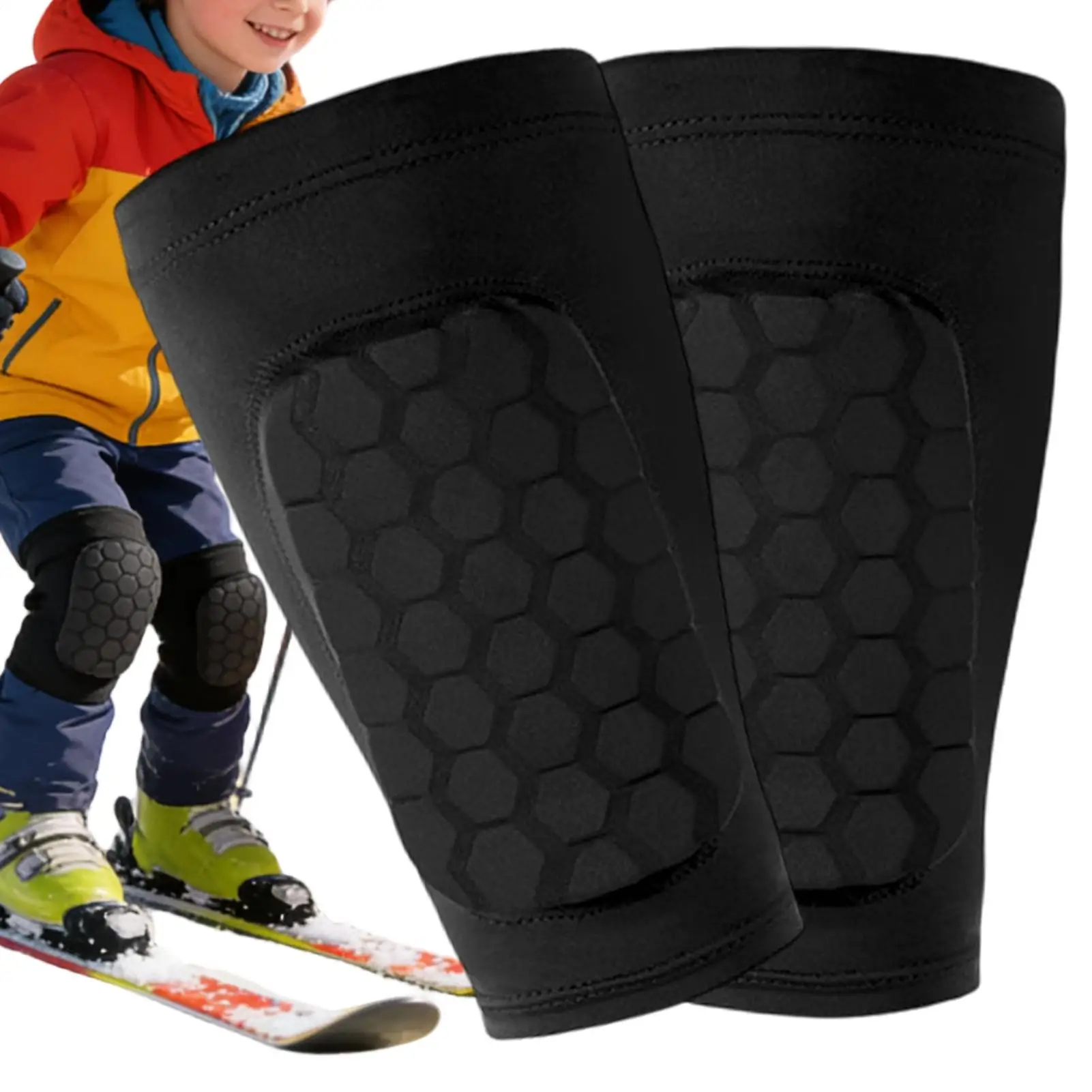 

Лыжные носки для голени, дышащие компрессионные рукава, эластичные накладки на голени для скейтборда, футбола, езды на велосипеде, сноуборда, бега, работы, лыж