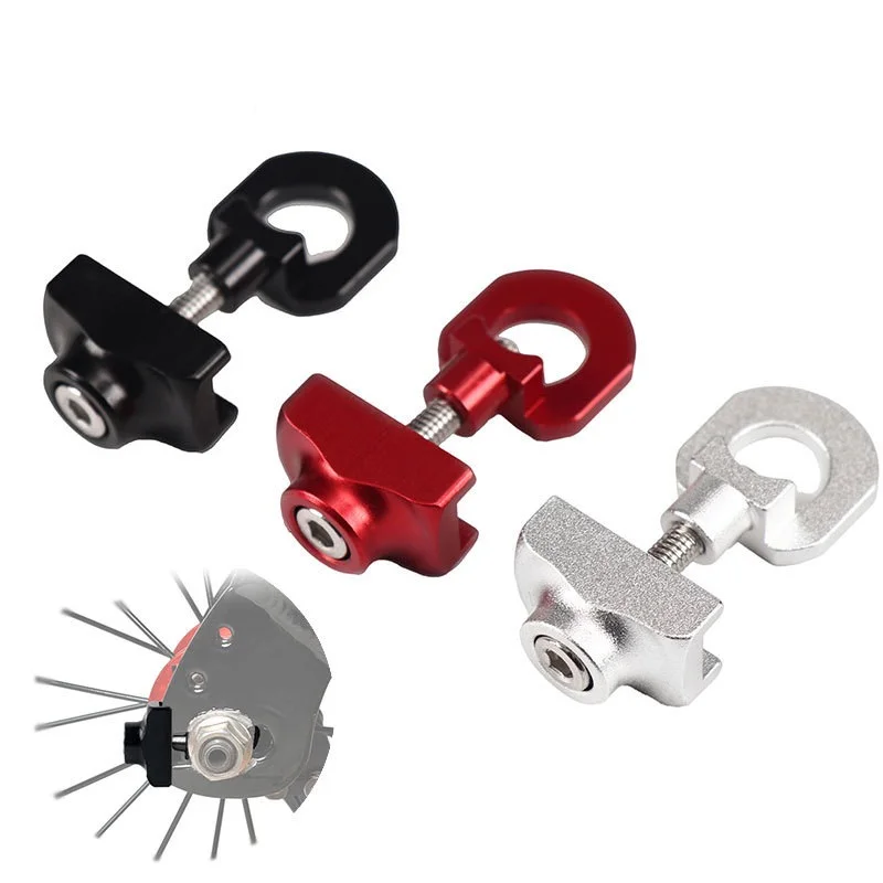 Hot sale New Bicycle Chain Adjuster Tensioner Fastener Aluminum Alloy Bolt For BMX Fixie Bike Single speed Bicycle Bolt Screw