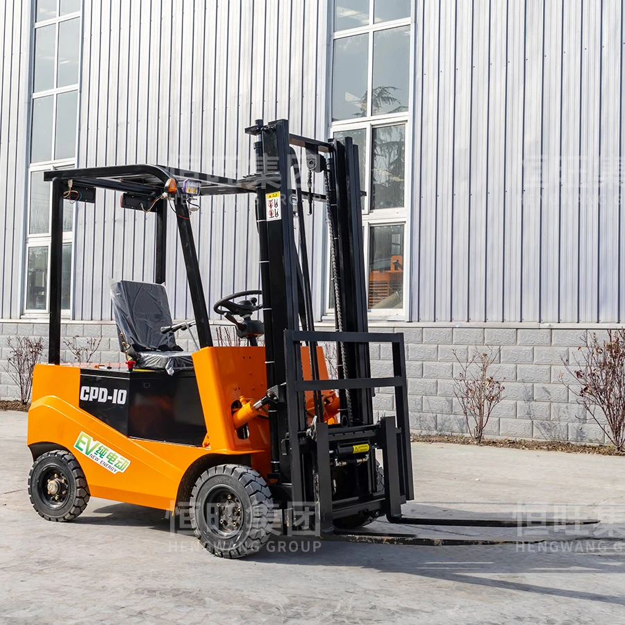 1t Electric Forklift Truck Fast Charging 1000kg Mini Forklifts Truck Warehouse Loading Material Handling Machine In Stock Custom