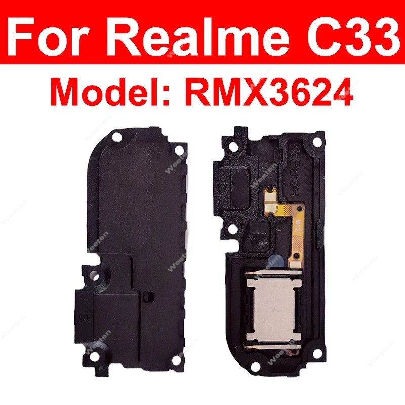 Zumbador de altavoz para Realme, piezas de sonido para C30, C30S, C33, C35, C51, C53, C55