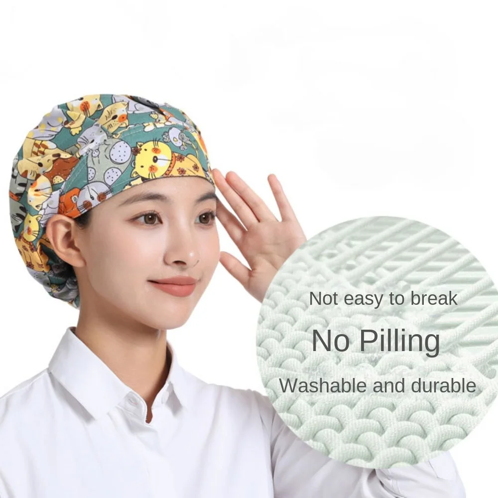 Adjustable Catering Chef Hat Breathable Oil and Soot Resistant Cooking Hat Dustproof Wrapped Hair Hat Restaurant Canteen Bakery