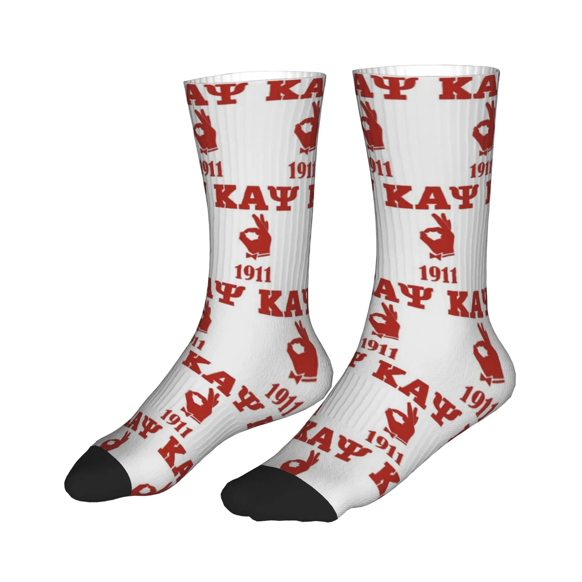 Носки на все сезоны Kappa KAP Alpha Psi, спортивные носки, повседневные носки средней длины для мужчин и женщин, подарок на день рождения