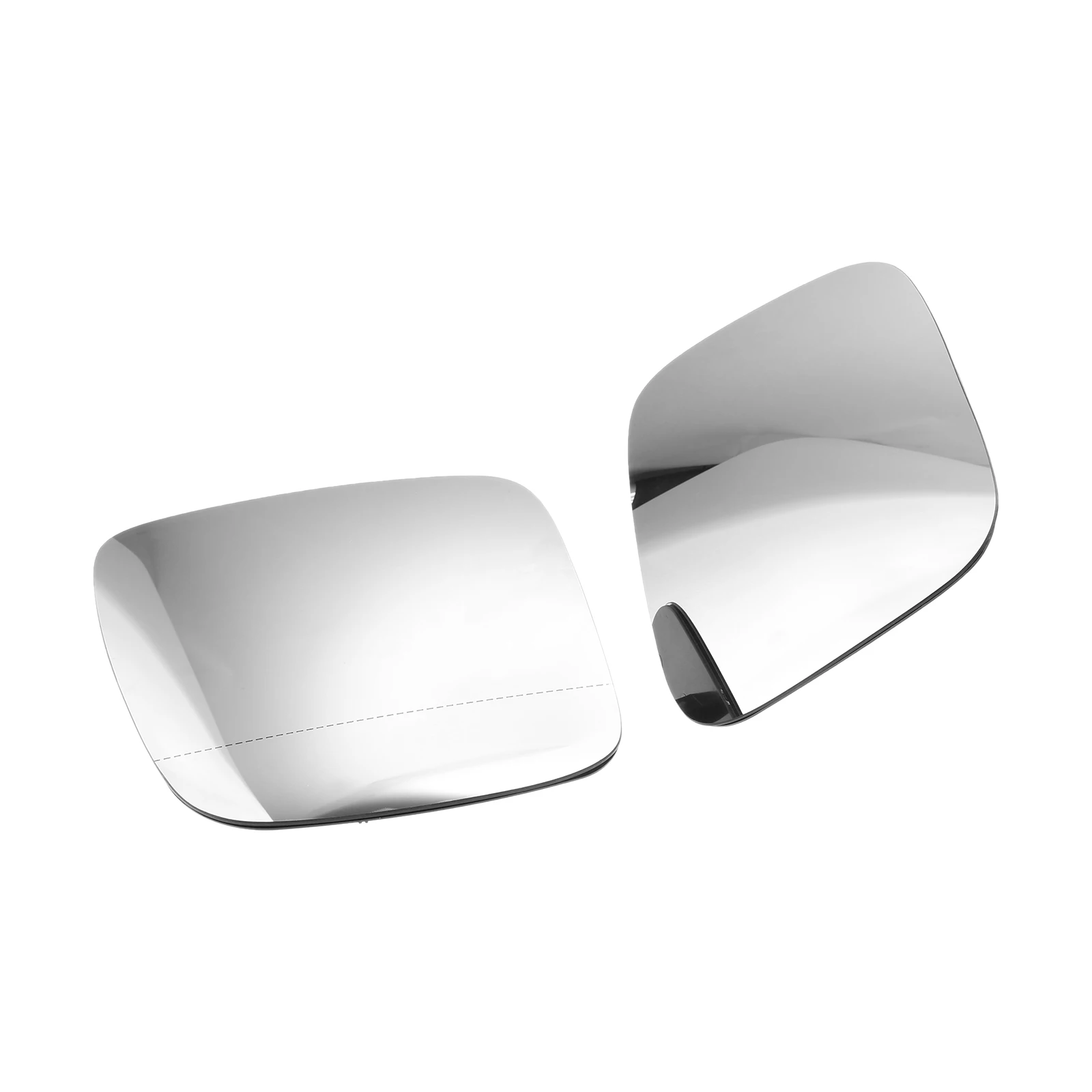 7H0857521 Cristal de Espejo Lateral para Coche con Calefacción, Lente de Espejo Retrovisor 7H0857522 para Caddy 2004-2010 Multivan Transporter 2003-2009