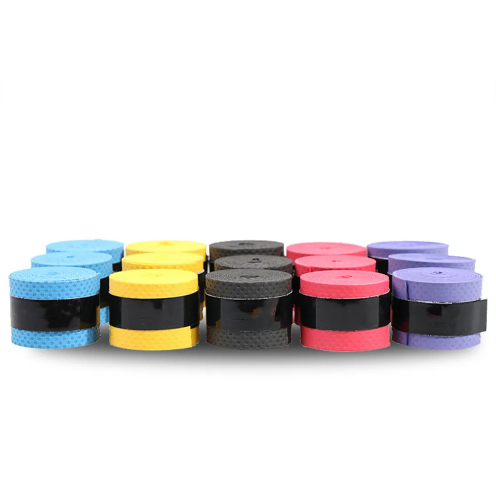 1Set PU Overgrip Tape 2.5cm Wide Sweat Absorbing Racket Handle Wrap for Tennis Baseball Badminton Table Tennis Fishing Bike