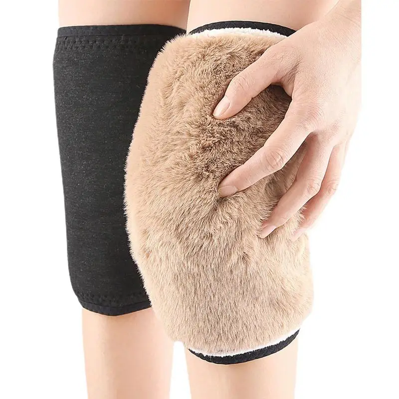 Warm knee pads Winter Adjustable Soft Breathable Leg Sleeves Knee Warmers Warm Thermal Winter Warmer Supplies for Running Skiing