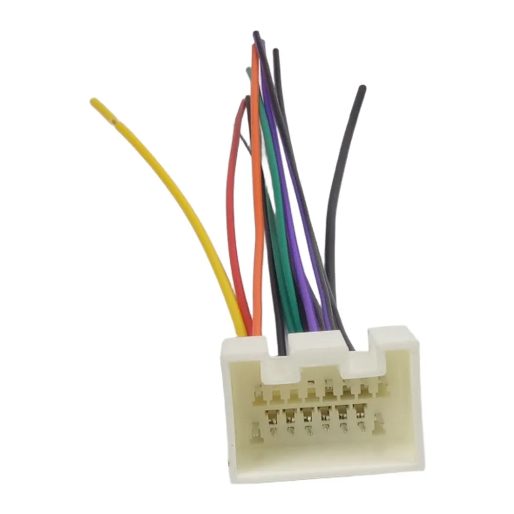 Car Audio Upgrade 16Pin Audio Harness Vehicle Radio Wiring Versatile Car Audio Application Audio Adapter Secure Connection