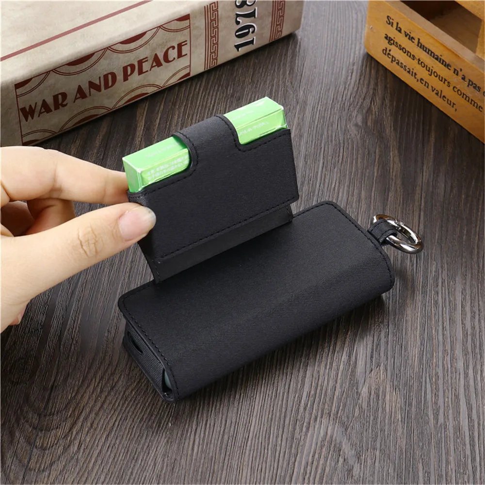 Chanchan 2IN1 Pouch Leather Bag for IQOS ILUMA Prime Case Cigarette Box Holder for IQOS ILUMA Protective for IQOS 5 Accessories