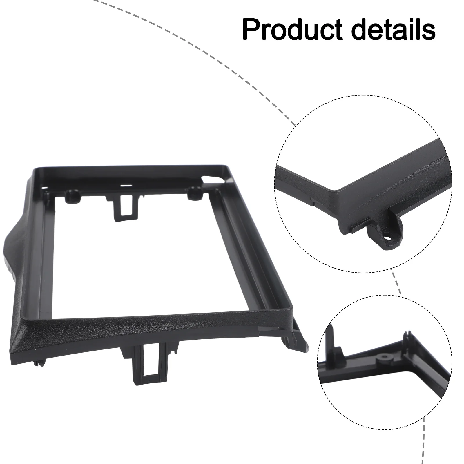 Car Radio for fascia Panel 9 inch for Lada 2018-2019 For Dash Frame Trim ABS Construction For Dashboard Interior Fit